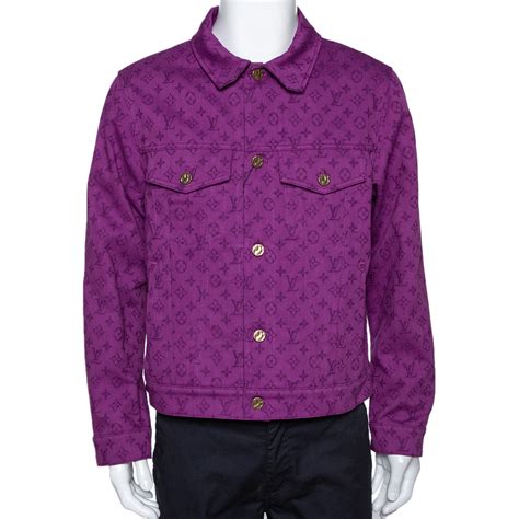 louis vuitton purple jacket|louis vuitton starter jacket.